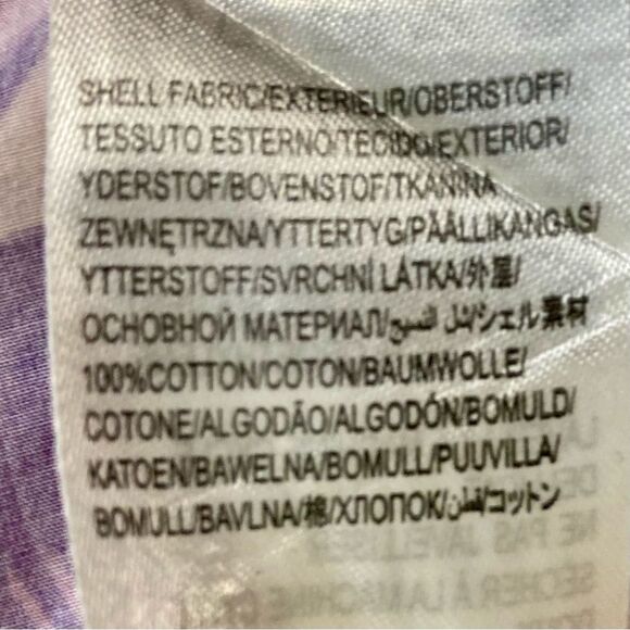 NEW FARM Rio Rainbow Chita Off Shoulder Maxi Dress Puff Sleeve Pink Floral L/XL - Picture 15 of 16